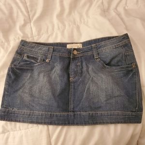 Denim Mini Skirt